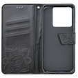 Flip case for Xiaomi Poco X6 5G, Butterfly, black