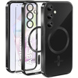 Case for Samsung Galaxy A35 5G, Electro MagSafe, black + Screen Glass
