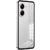 1 x Case for Xiaomi Poco X7 Pro 5G, Frame Case, silver