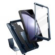 Armored case for Samsung Galaxy Z Fold 5 5G, Dexnor Full Body S-Pen Slot, dark blue