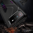 Case for ROG Phone 6 5G, Carbon Gel, black