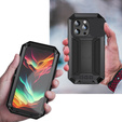 Case for iPhone 15 Pro Max, R-JUST CamShield Slide, armoured, black