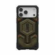 Urban Armor Gear case for iPhone 17 Pro Max, Monarch Pro Kevlar MagSafe, Kevlar Element Green