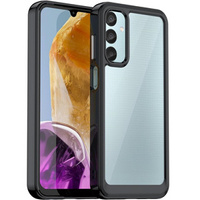 Case for Samsung Galaxy M15 5G, Fusion Hybrid, transparent / black