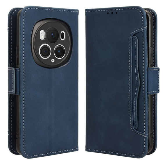 Flip case for Honor Magic 6 Pro 5G, Card Slot, dark blue