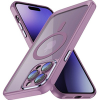 Case for iPhone 14 Pro Max, ERBORD Impact Guard, MagSafe, purple