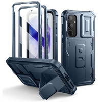 Armored case for Samsung Galaxy A35, Dexnor Full Body (Two Frames), blue