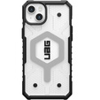 Urban Armor Gear Case for iPhone 15 Plus, Pathfinder MagSafe, transparent / black