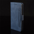 Flap case for Oppo Reno 14, Card Slot, wallet, navy blue