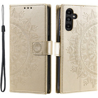 Flip case for Samsung Galaxy S23 FE, Mandala, gold
