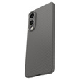 Spigen case for Samsung Galaxy S25, Liquid Air, black + 9H Tempered Glass