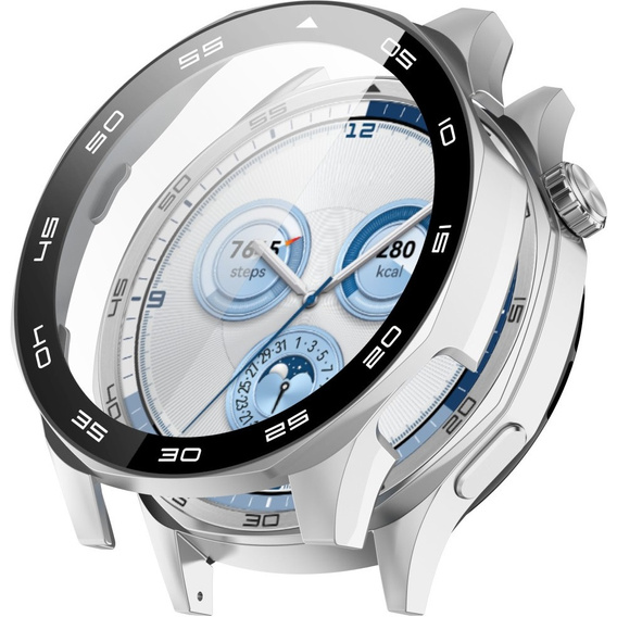 2in1 Case + Tempered Glass for Huawei Watch GT 5 46mm, transparent
