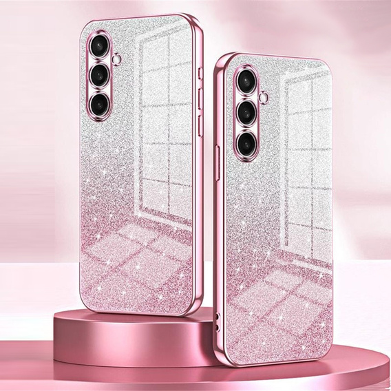 Glitter Case CamShield for Samsung Galaxy A37 5G, pink