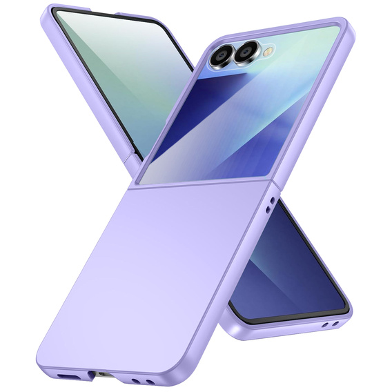 Case with toughened outer screen glass for Samsung Galaxy Z Flip7