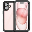 IP68 Waterproof Case for iPhone 16, black
