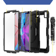 Armored Case for iPad Pro 12.9 2022 / 2021 / 2020 / 2018, protective 360 with stylus slot, black