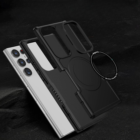 Case for Samsung Galaxy S23 Ultra, Protective MagSafe, black