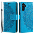 Flip case for Samsung Galaxy A55 5G, Mandala Flower, green
