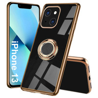 Case for iPhone 13, Electro Ring, black