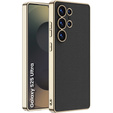 Case for Samsung Galaxy S25 Ultra, GKK Leather, black