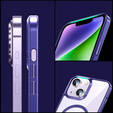 Case for iPhone 14, ERBORD Hybrid MagSafe Case, blue