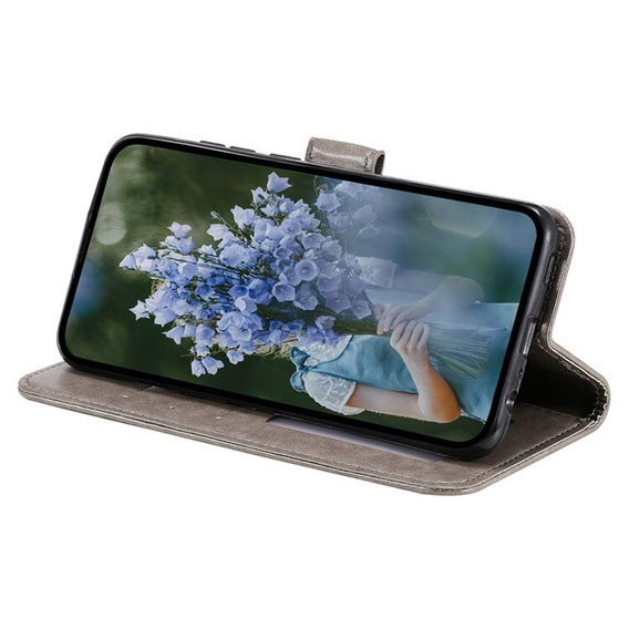 Flip case for Samsung Galaxy A55 5G, Mandala Flower, green