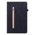 Case for Lenovo Tab P11 Pro Gen 2, Wallet Pen Slot, black