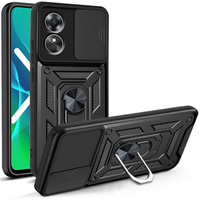 Case for Oppo A17, CamShield Slide, black