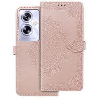 Flip case for Oppo A79 5G, Mandala, pink rose gold