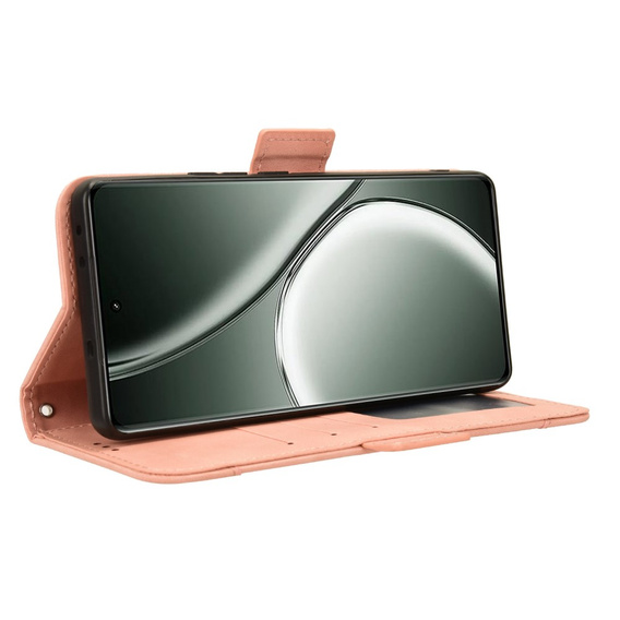 Flip case for Realme GT 6 / 6T, Card Slot, pink