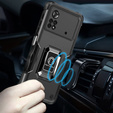 Case for Xiaomi Poco X4 Pro 4G, Dual-Layer Armor, black
