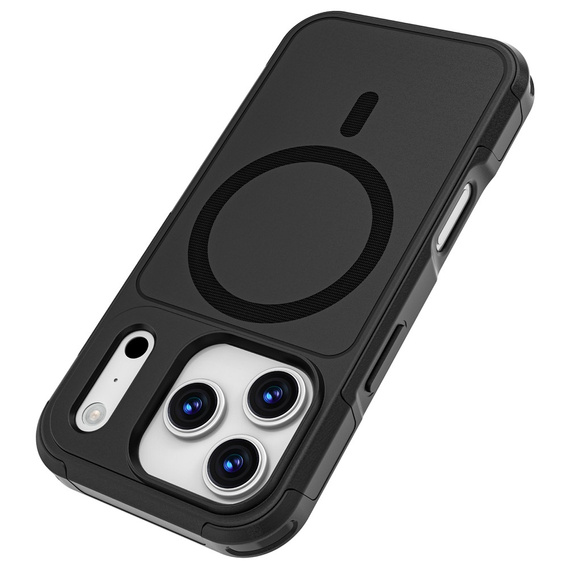 MagForce case for iPhone 17 Pro, for MagSafe, armoured, black