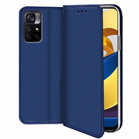 Flip case for Xiaomi Poco M4 Pro 5G / Redmi Note 11S 5G, Wallet Smart Magnet, blue