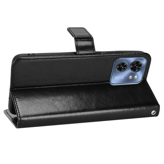 Flip case for Motorola Edge 40, Wallet, black