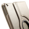 Case for iPad Air 2 9.7" 2014 TB330FU 10.95", Rotating 360, gold