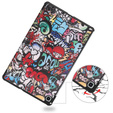 Case for Samsung Galaxy Tab S6 Lite, Smartcase, graffiti