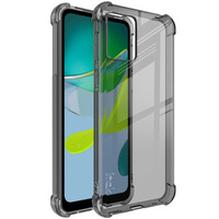 IMAK case for Motorola Moto E13, Dropproof, transparent / black
