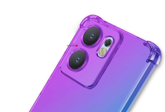 Case for Oppo Reno 13F / Oppo Reno 13FS, Gradient Dropproof, Purple / blue
