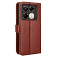 Flip case for Infinix Note 40 Pro, Crazy Horse Wallet, brown
