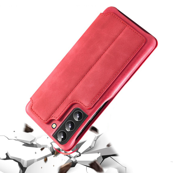 Flip case for Samsung Galaxy S22+ Plus 5G, LC.IMEEKE, red