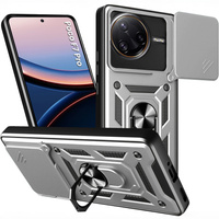 Case for Xiaomi Poco F7 Pro, CamShield Slide, silver