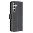 Flip case for Samsung Galaxy A35 5G, BINFEN Wallet, black