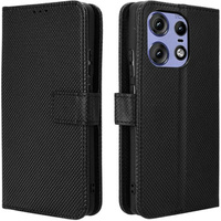 Flip case for Motorola Edge 50 Pro, Wallet Smart Magnet, black
