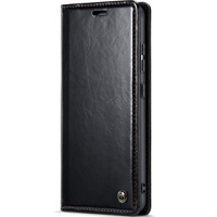 CASEME flip case for Samsung Galaxy A52/A52s, Waxy Textublack, black