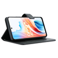 Flip case for Oppo A79 5G, Crazy Horse Wallet, black