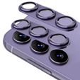 2x ERBORD tempered glass for camera to Samsung Galaxy S24+ Plus, purple