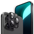 Camera glass for iPhone 16 Pro / 16 Pro Max, black metal overlay ERBORD