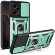 Case for Xiaomi Poco F5, CamShield Slide, green
