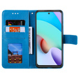 Flip case for Xiaomi Redmi 10, Mandala, blue