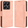 Flip case for Xiaomi 14T Pro, Card Slot, pink